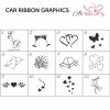 Personalised Car Ribbon Graphics Choices