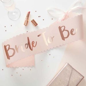 Team Bride Bride to Be Sash