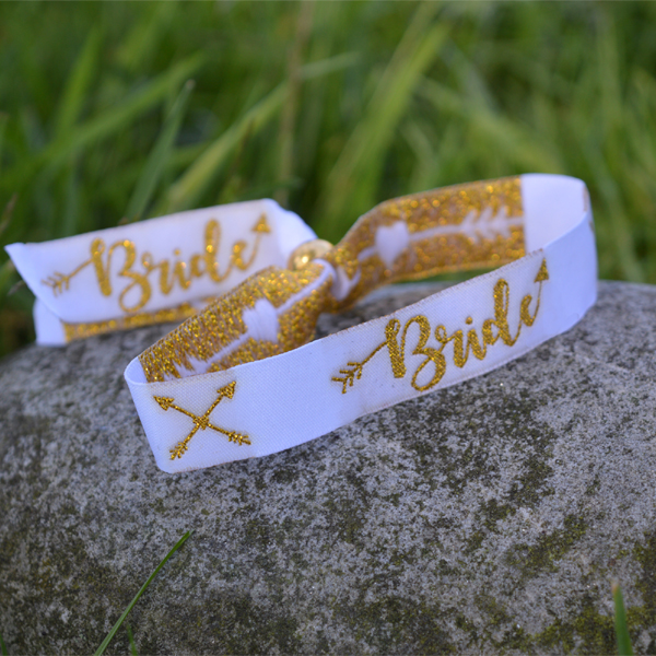 Bride Fabric Wristband