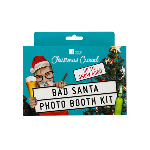 Bad Santa Christmas Photo Booth Props