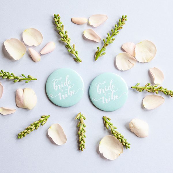 Turquoise Bride Tribe Badges