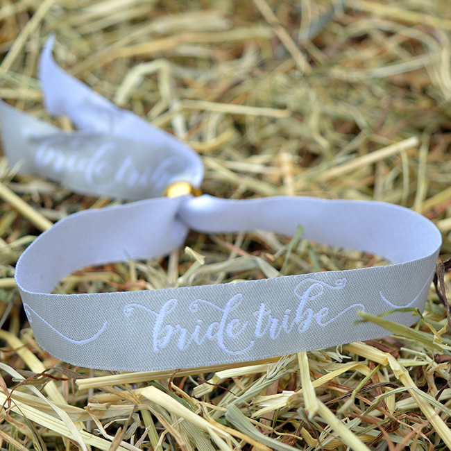 Pastel Bride Tribe Hen Party Wristband