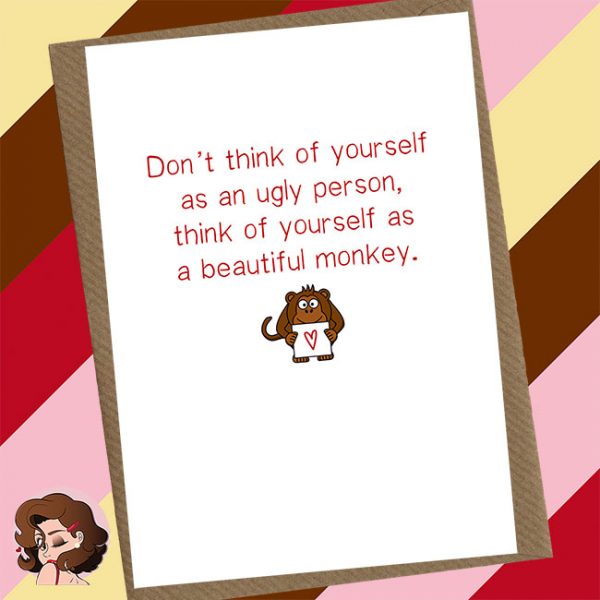 Beautiful Monkey Greetings Cards