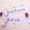 Bride Tribe and Personalised Sashes