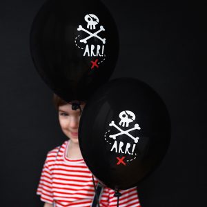 Pirate Party Black Balloons