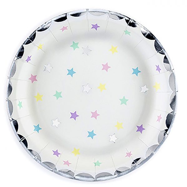 Unicorn Stars Party Plates