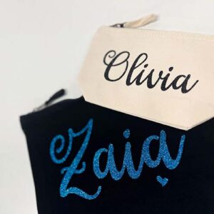 Personalised Glitter Name Bag