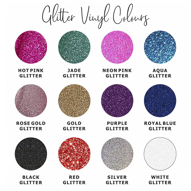 Glitter Vinyl Colours