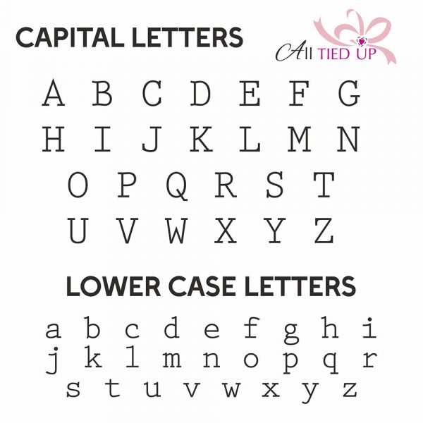 Upper & Lower Case Letters