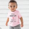 Happy Fathers Day Baby & Toddler Tshirt - Pink