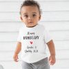 Happy Fathers Day Baby & Toddler Tshirt - White