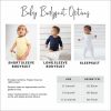 Baby Bodysuit Size Guide