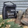 Boot Bag with Gold Glitter Vinyl