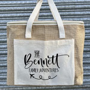 Personalised Bag with Plane Design