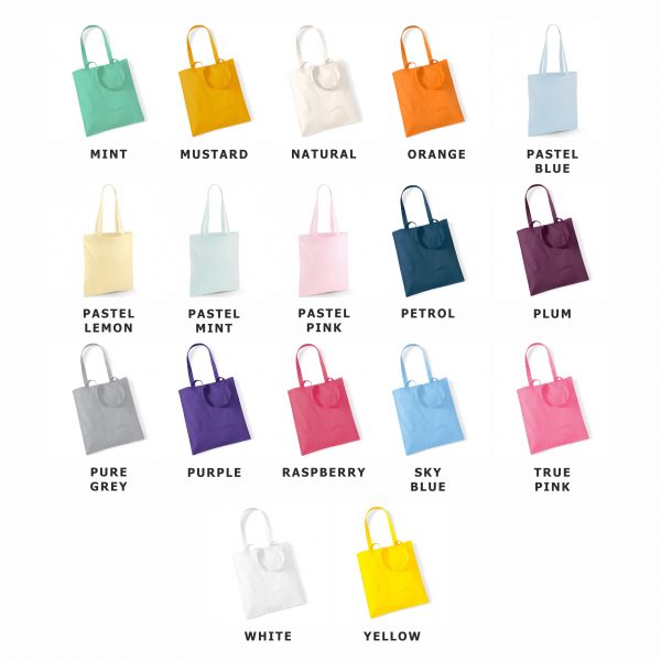 Tote Bag Colour Choices