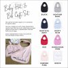 Baby Hat and Bib Set Colour Options