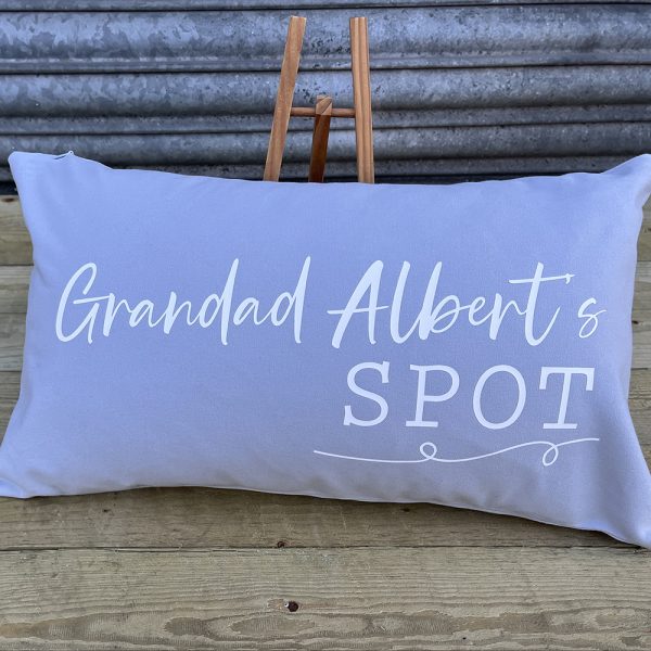 Grandads Spot Personalised Cushion