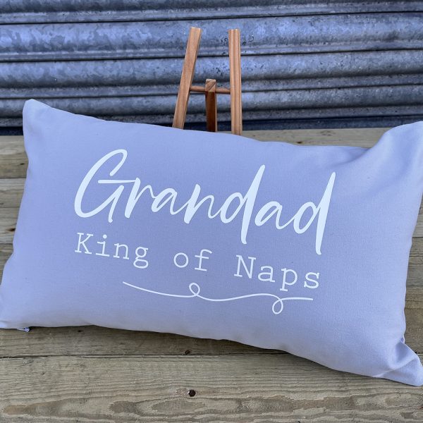 King of Naps Personalised Cushion