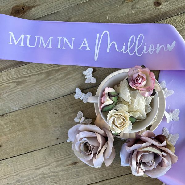 Mum In A Million Mothers Day Glitter Sash