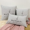 Personalised Family Cushion with Your Own Personalised Text