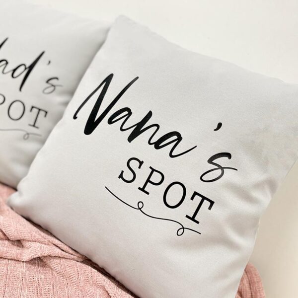 Personalised Cushion - Printed with Nana's Spot