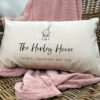 Personalised Family Cushion - The Hurley House