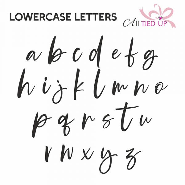 Ontime Lower Case Font