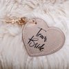 Personalised Hen Party Keyring - Rose Gold and Black