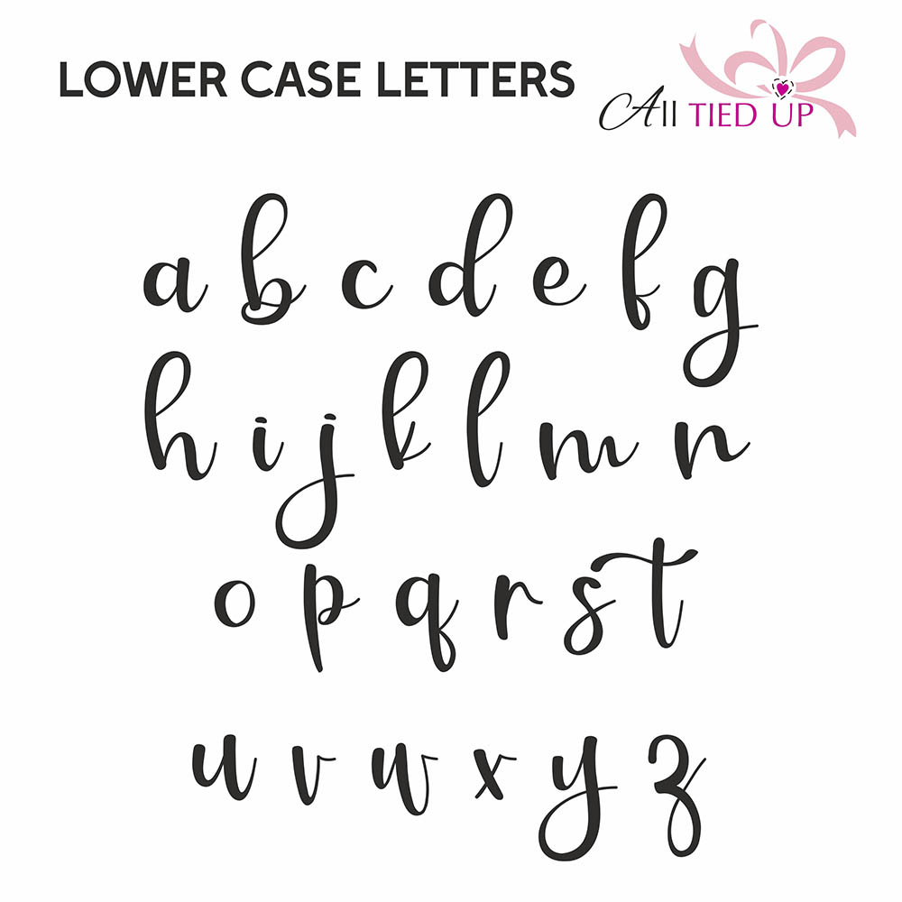Sweet and Pretty Lower Case