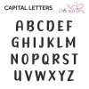 Parent and Child Apron Set Print Font