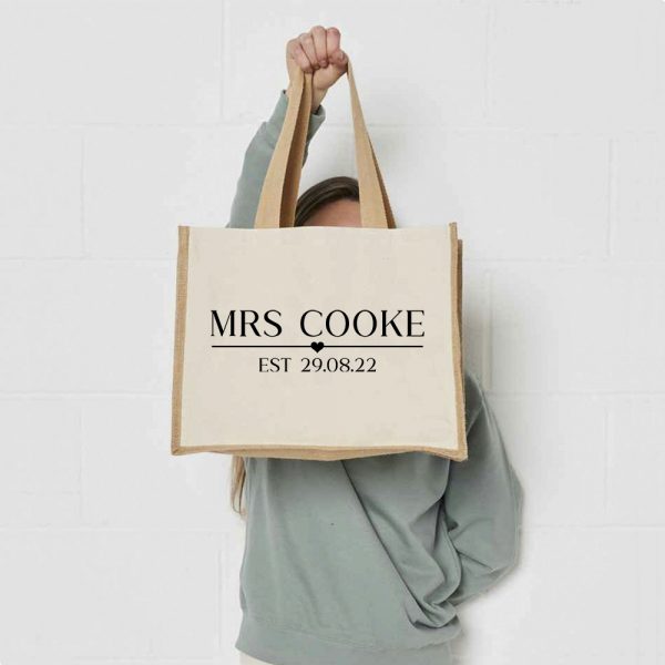 Mrs Personalised Tote Bag