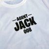 White Agent T-Shirt Close Up