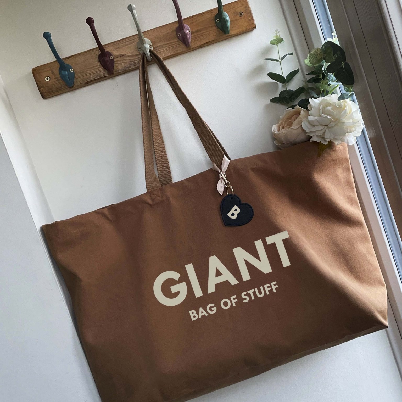 Oversized Tote Bag with Print