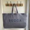 Oversize Tote Bag with Name