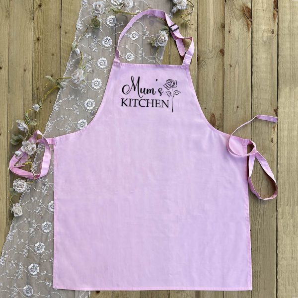 Mum's Kitchen Apron in Pink