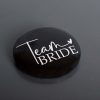 Team Bride Badge - Black and White