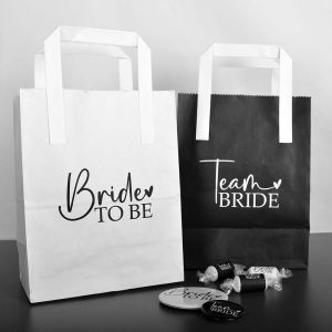 Team Bride and Bride To Be Paper Party Bags
