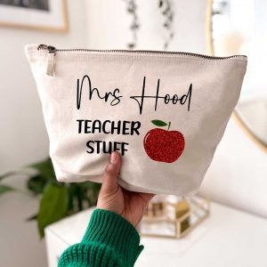 Personalised Teacher Zip Bag