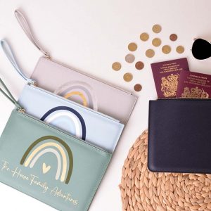 Travel Pouches - Personalised Travel Document Holder