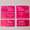 Pink Team Bride Game Cards
