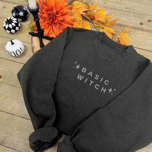 Basic Witch Slogan Sweatshirt