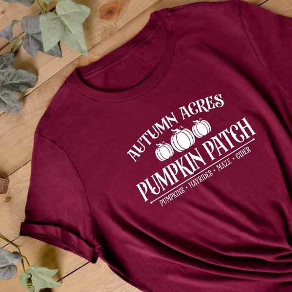 Pumpkin Patch Ladies T-shirt