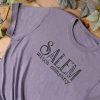 Salem Witch Graphic T-Shirt - Heather Purple
