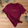 Hello Autumn T-Shirt - Burgundy