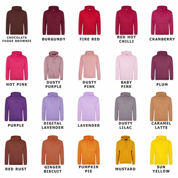 Unisex Hoodies Size Guide 3