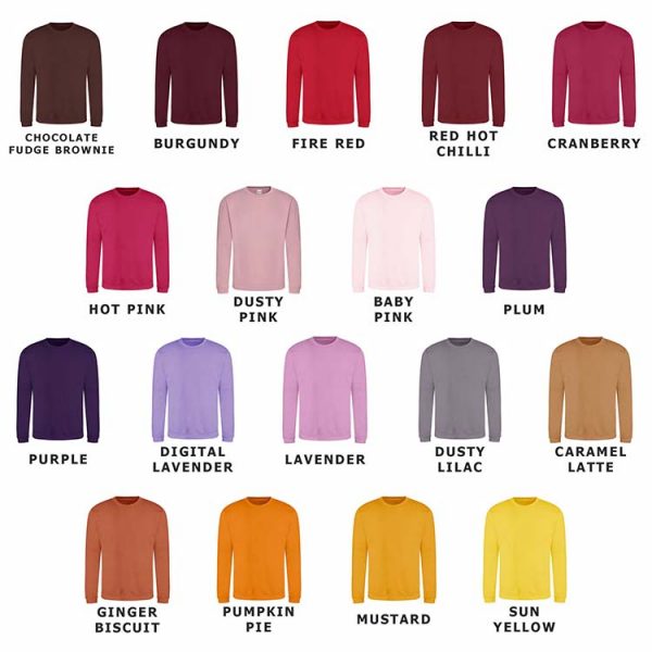 Unisex Sweatshirt Size Guide 3