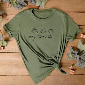 Pumpkin T-Shirt - Military Green