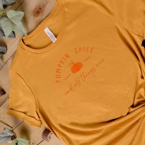 Pumpkin Spice T-Shirt - Mustard