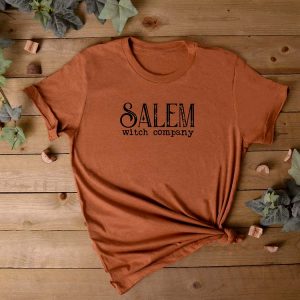 Salem Witch Graphic T-Shirt - Heather Autumn