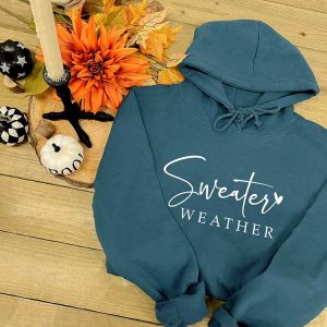 Sweater Weather Hoodie in Airforce Blue